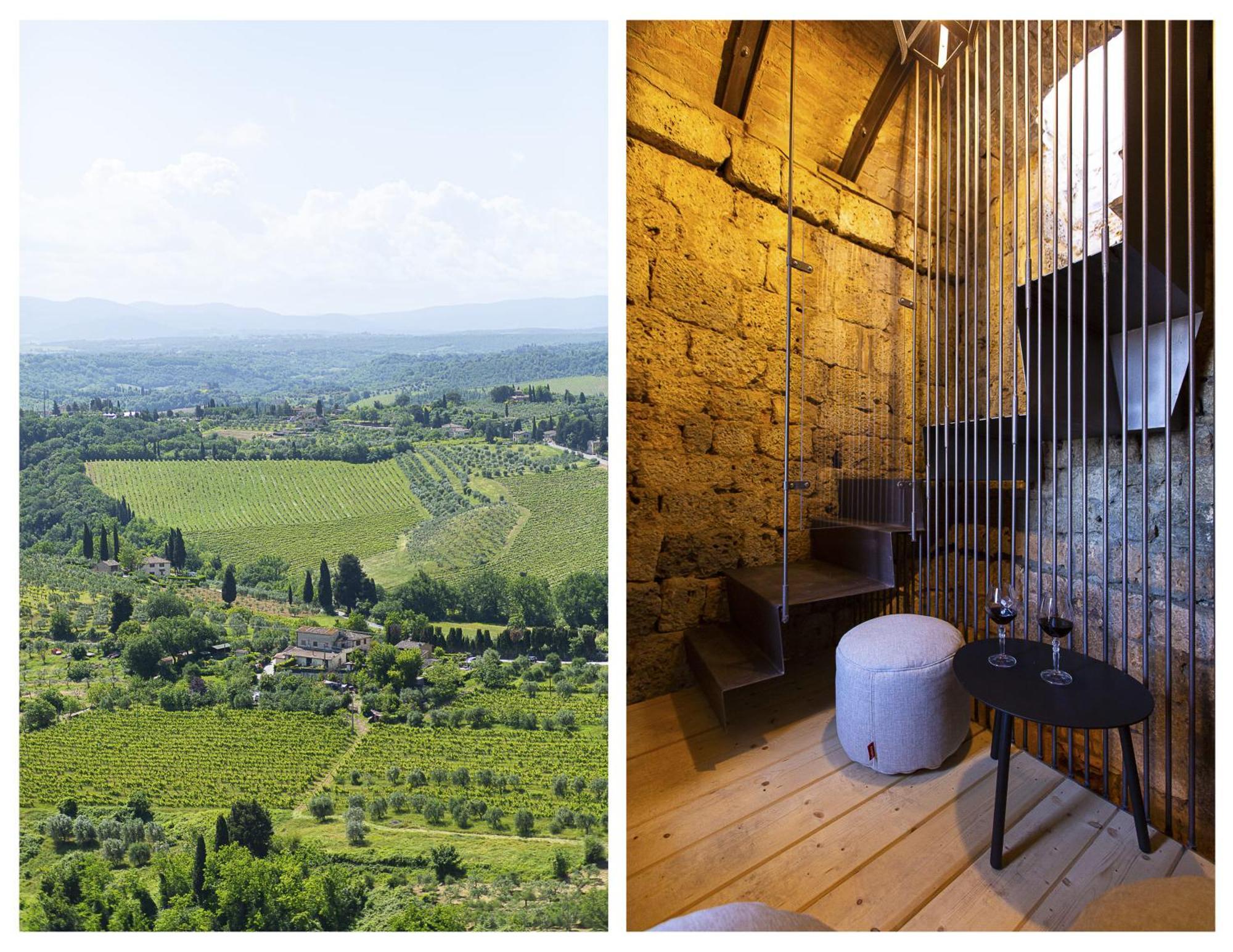 The Artists' Tower - Amazing View From The Tower Apartment San Gimignano Exterior photo